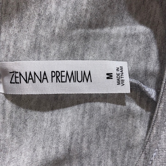 ZENANA PREMIUM Swing Dresses. Size Med.  Heather Gray. NWOT Perfect for Hot days - Picture 4 of 8